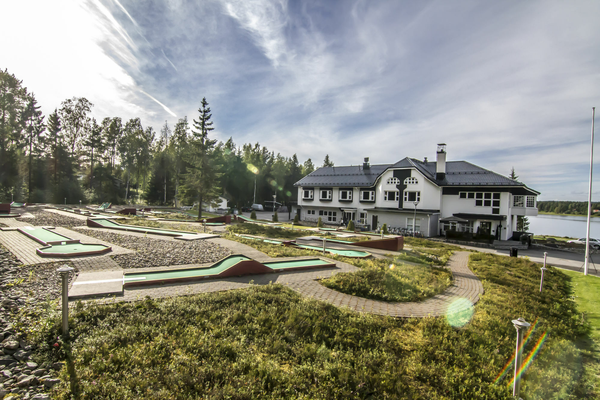 Hotel Aateli Lakeside Vuokatti Buitenkant foto